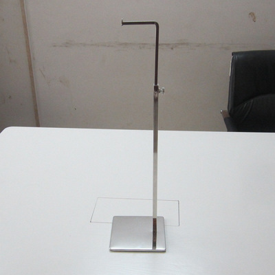 展示架-廠家直銷不銹鋼掛包架 七字頭包架 可升降可拆裝 電鍍不銹鋼可選-展示架盡.