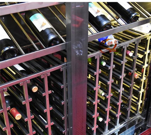 暢銷精品隔斷酒柜,不銹鋼紅酒瓶架工廠定制,不銹鋼恒溫酒柜圖片