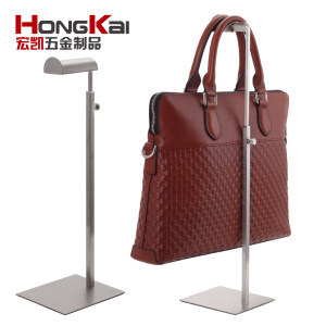 皮具掛包架?chē)斫z巾飾品專柜不銹鋼掛包架子展示架掛包陳列貨架